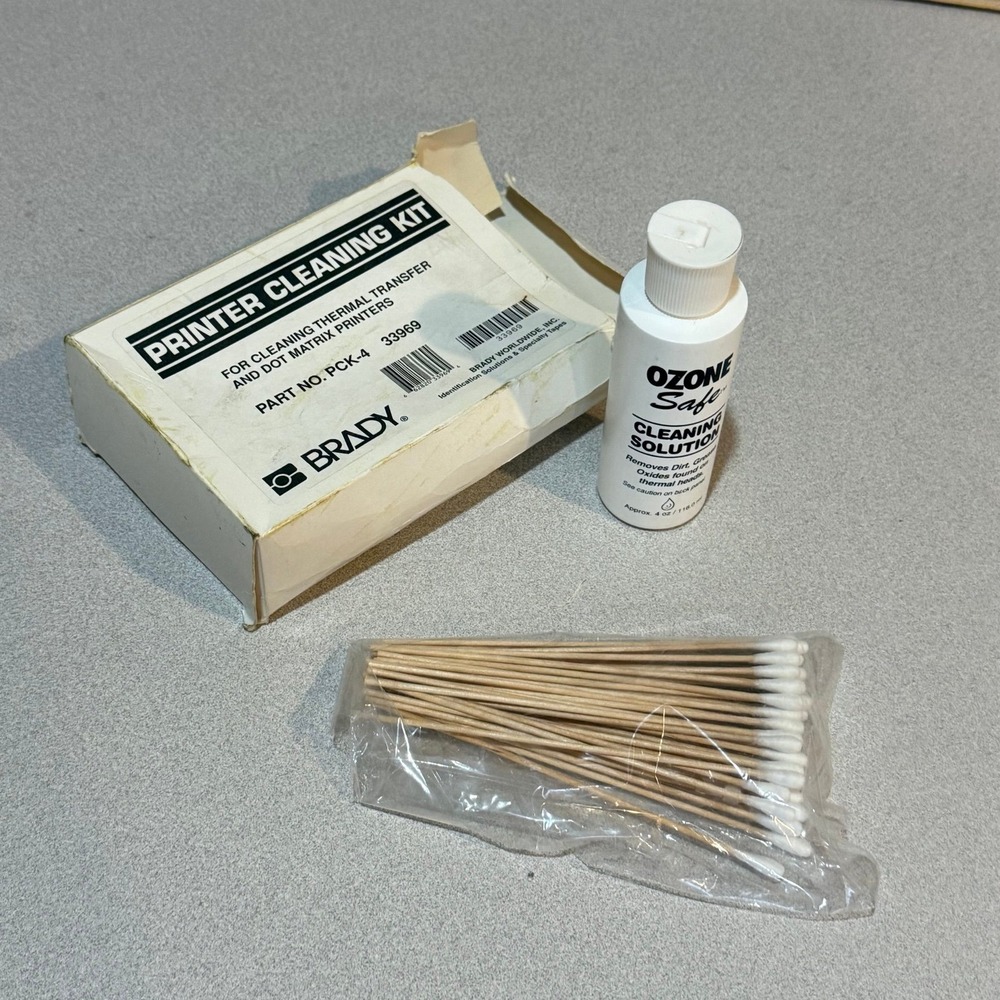 Brady 33969 Thermal Transfer and dot matrix‎ Printer Cleaning Kit 50% full